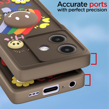 Pikkme Oppo A3x 5G/A3x 4G/A3 5G brown back cover – photo 4