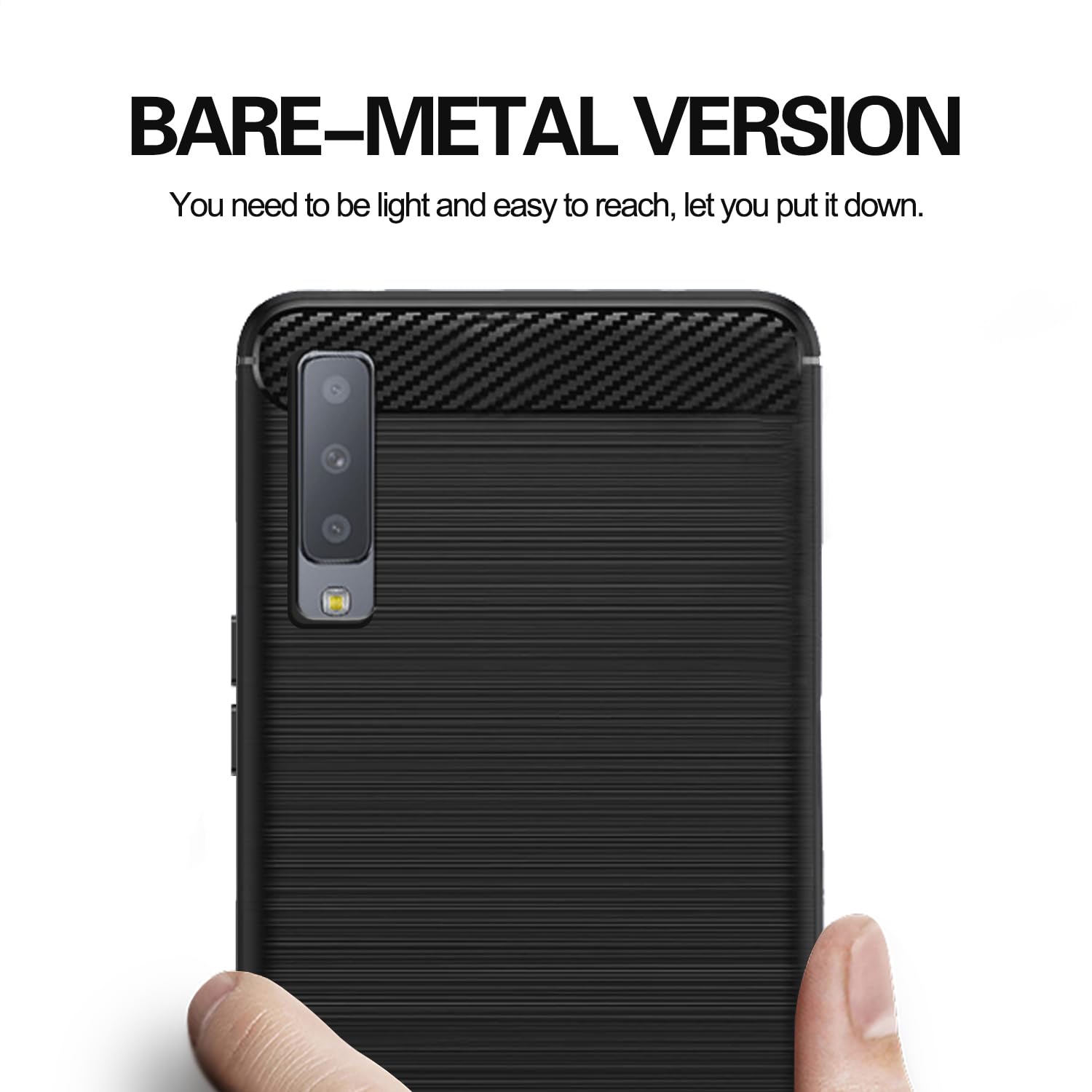Black mobile cover for Samsung A7 2018 – Pikkme – photo 7