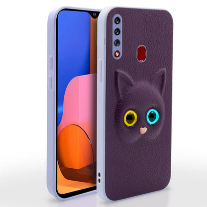  Samsung Galaxy A20s Kitty Back Cover -Purple