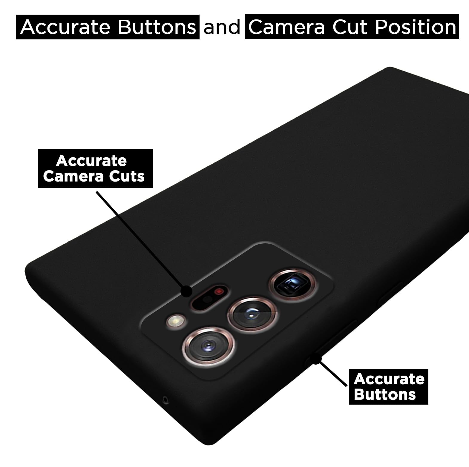 Pikkme Samsung Note 20 Ultra 5G black mobile cover – photo 3