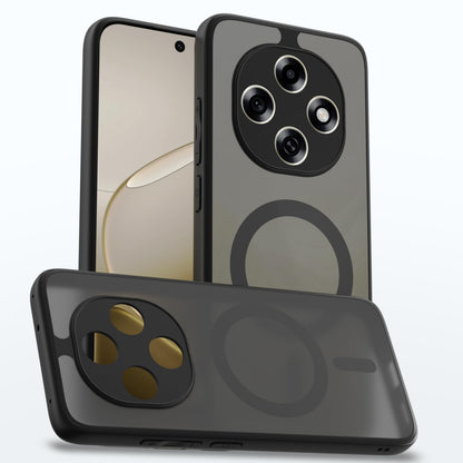 Oppo F31 Pro 5G MagSafe back cover in black smoke mag-safe by Pikkme