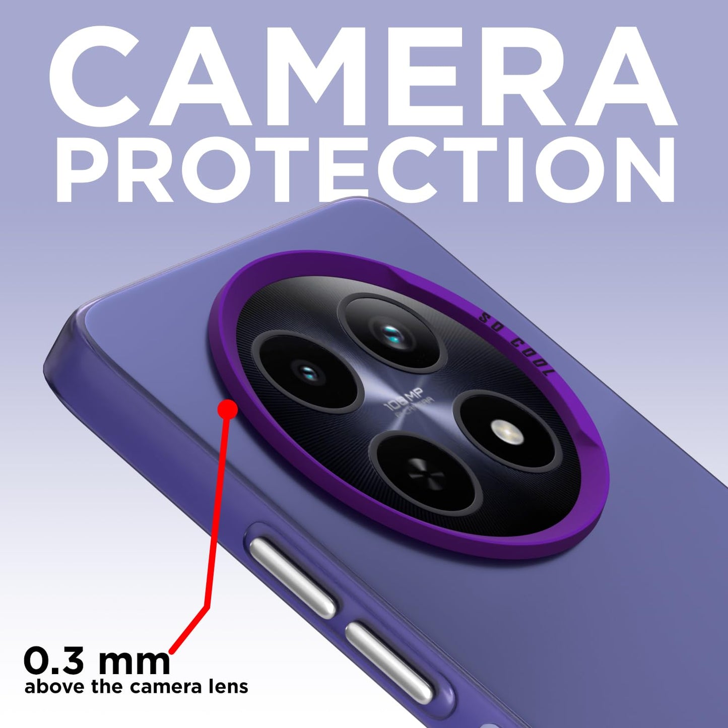 Pikkme Realme 12 5G So Cool Matte Finish Back Cover (Purple)