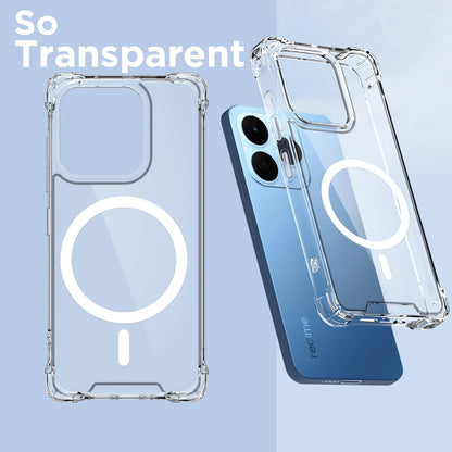 Pikkme Realme 15T/Narzo 90 5G transparent mag-safe mobile cover – photo 2