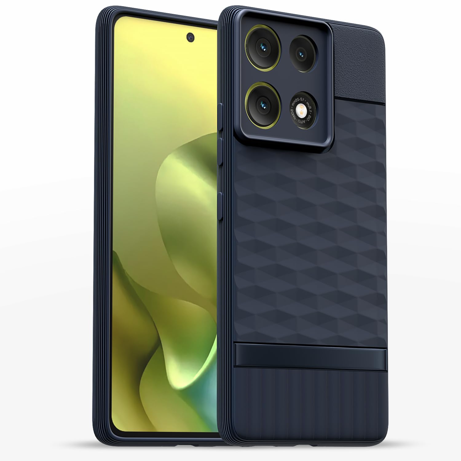 Pikkme Moto G86 Power 5G Silicone blue mobile cover