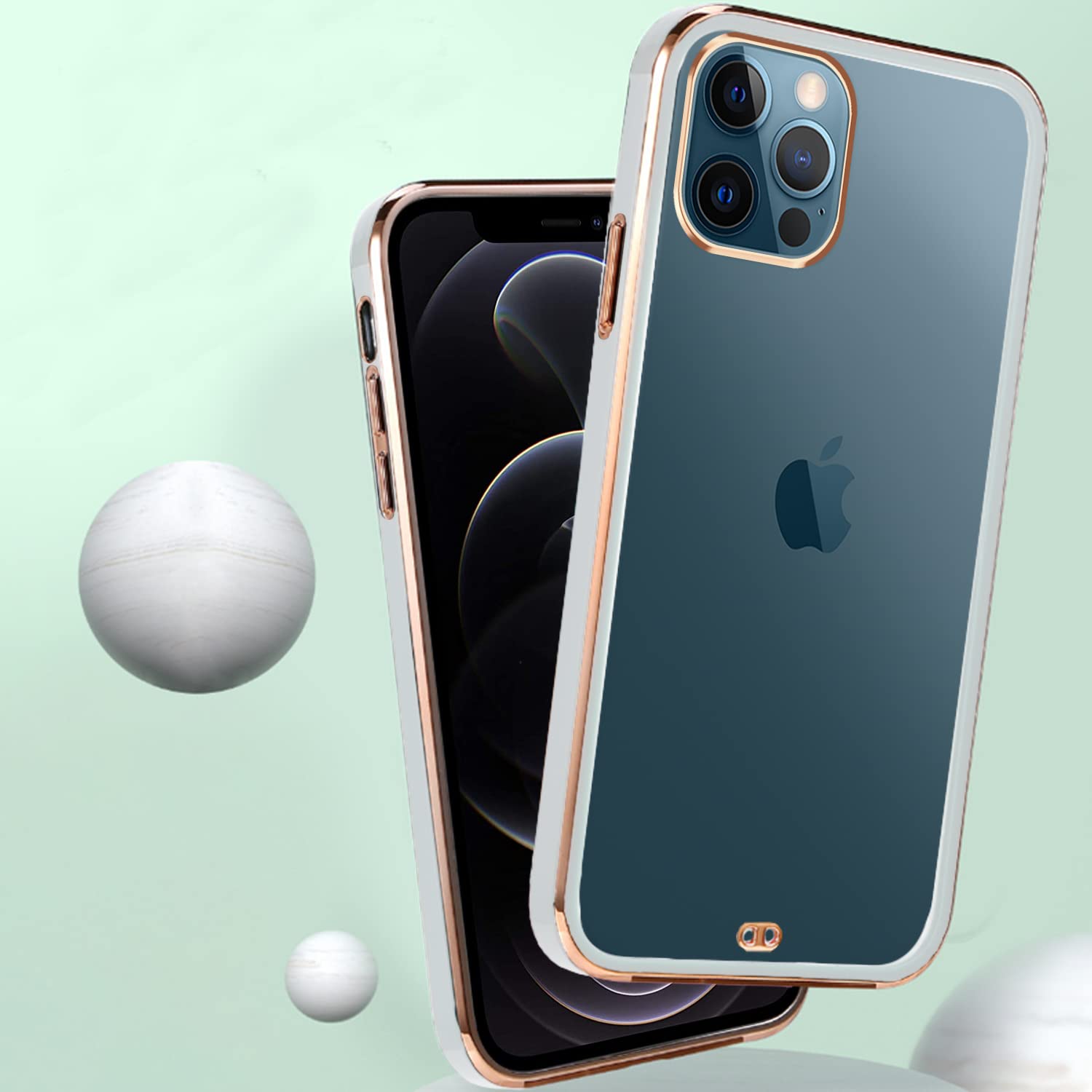 iPhone 12 Pro Chrome mobile cover in white by Pikkme – photo 2