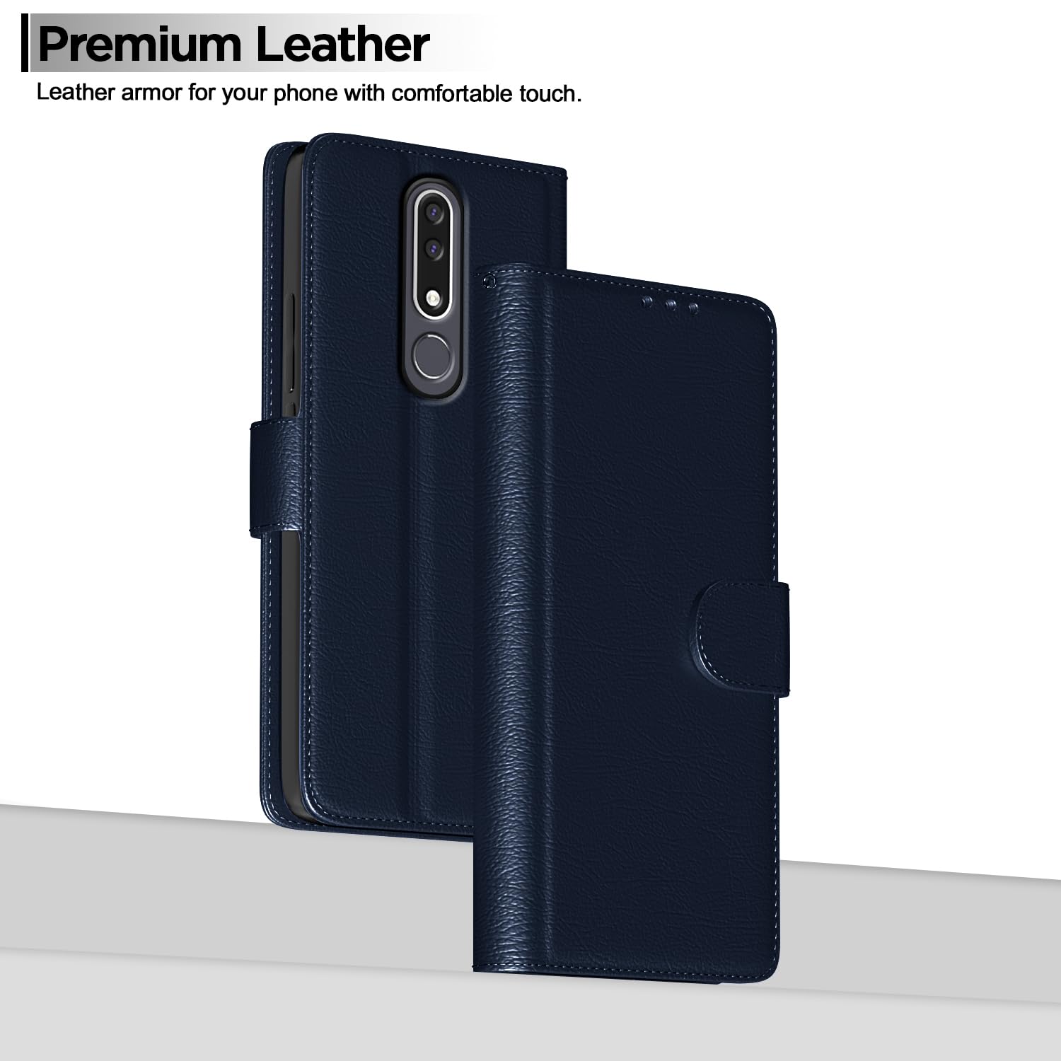 Pikkme Nokia 3.1 Plus blue flip case – photo 2