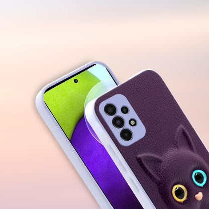 Pikkme Samsung A52/A52s 5G Cat purple mobile cover – photo 6