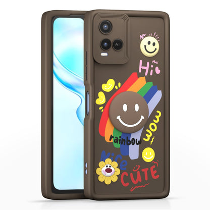 Pikkme Vivo Y21 2021/Y33s brown mobile cover