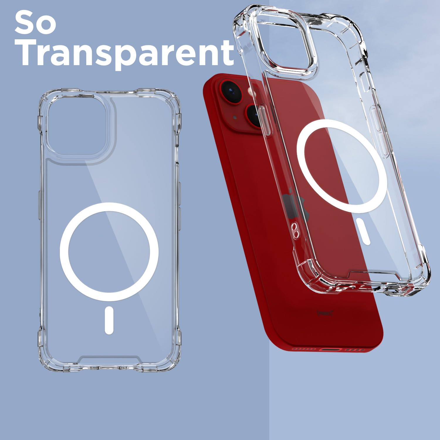 Pikkme transparent mag-safe phone cover for iPhone 14 Plus – photo 2