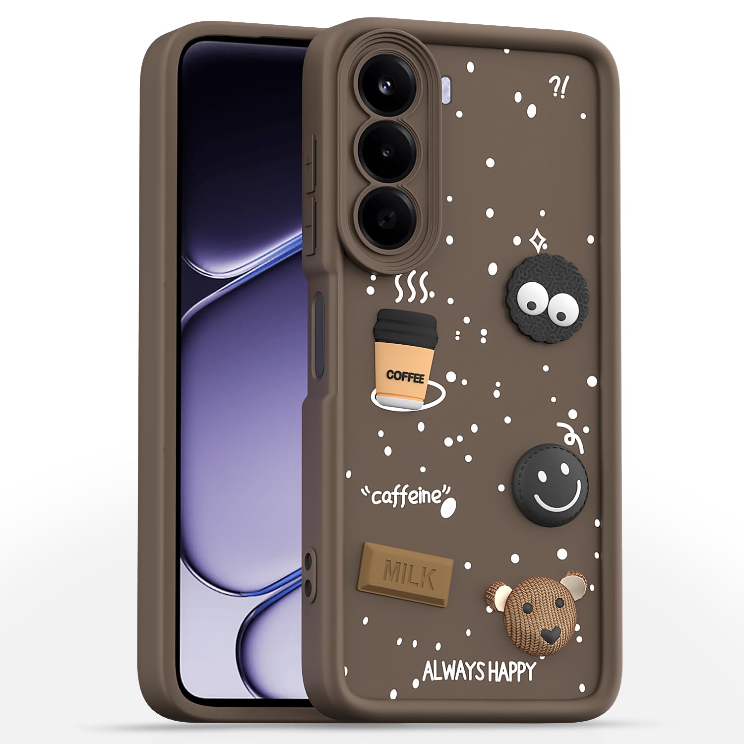 Brown back cover for OnePlus Nord CE 6 Lite 5G – Pikkme