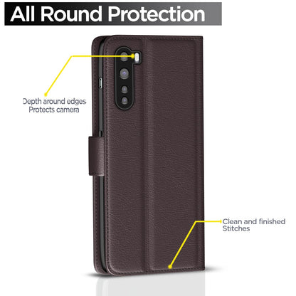 Pikkme coffee Wallet wallet flip cover for OnePlus Nord – photo 4