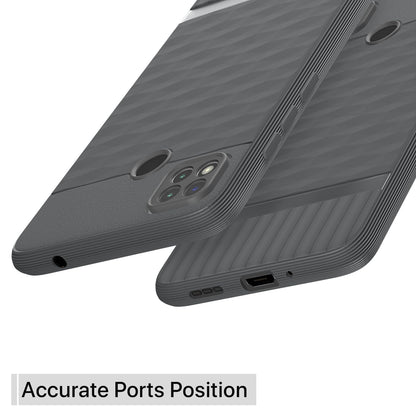 Pikkme Poco C31, Mi Redmi 10A / 10A Sport, Redmi 9 / Redmi 9 Activ / 9C Gencase Back Cover (Grey)