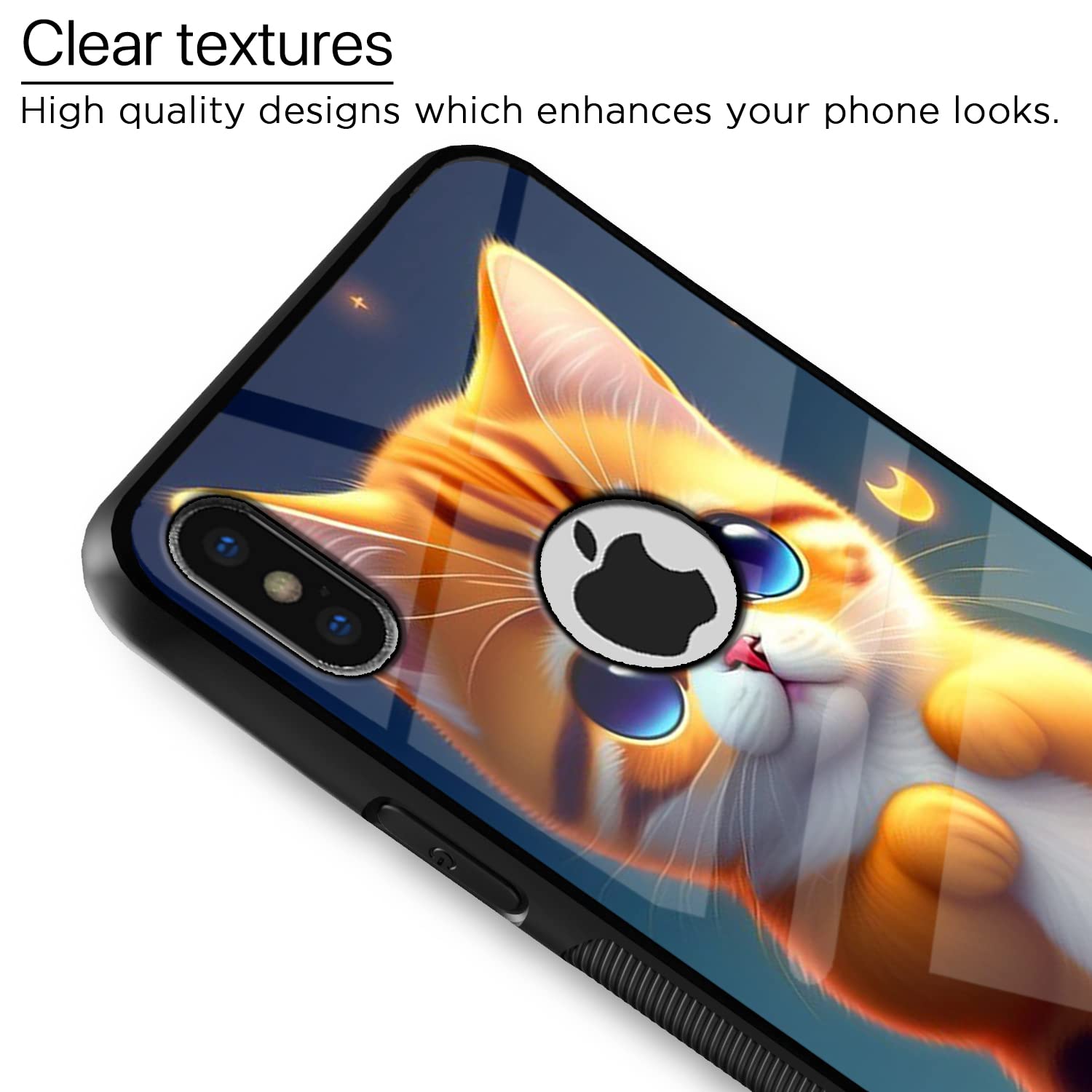 iPhone X/XS Cat back cover by Pikkme – photo 4