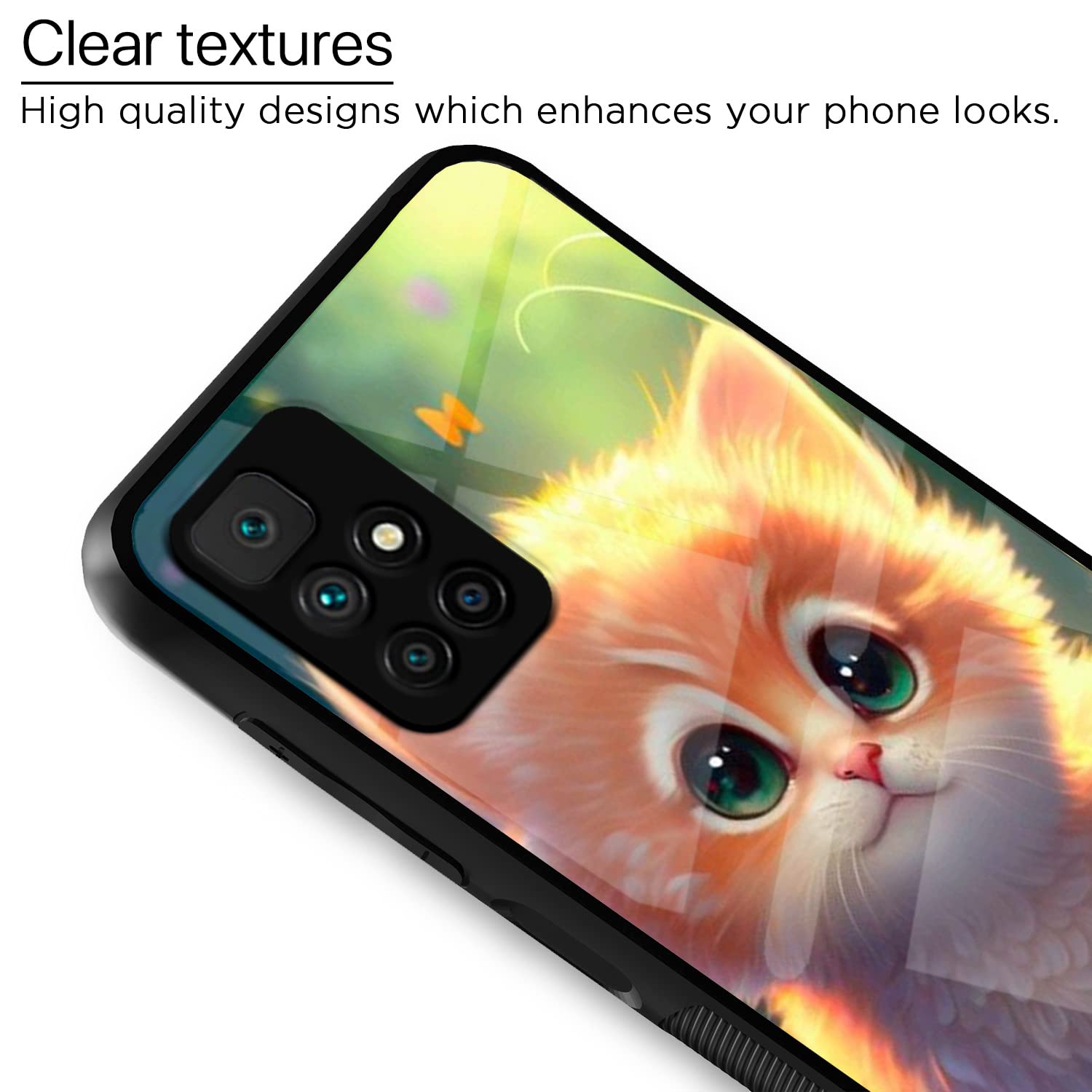 Redmi 10 Prime Cat back cover by Pikkme – photo 4