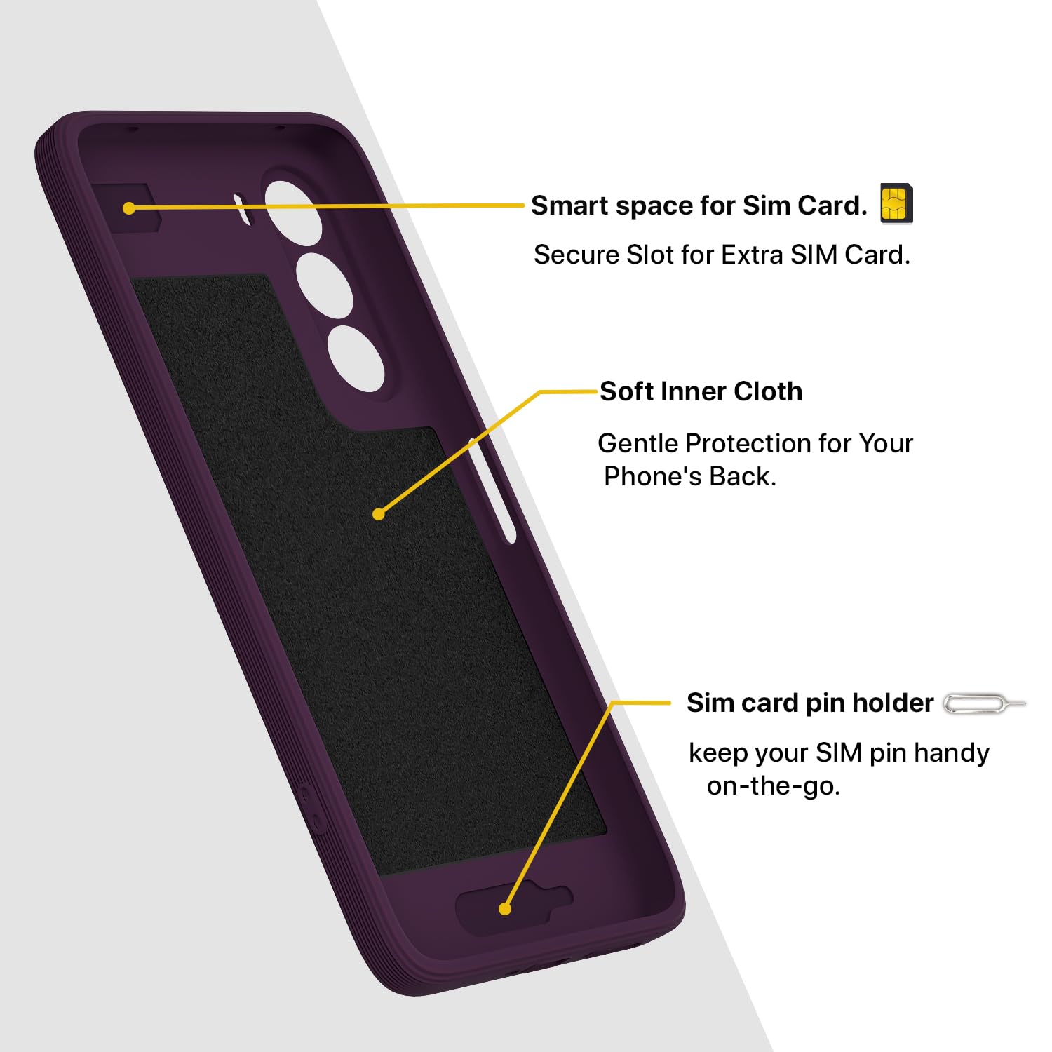 Pikkme OnePlus Nord CE 6 Lite 5G purple mobile cover – photo 6