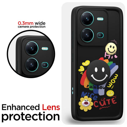 Pikkme black Soft Silicone phone cover for Vivo V25 5G – photo 5
