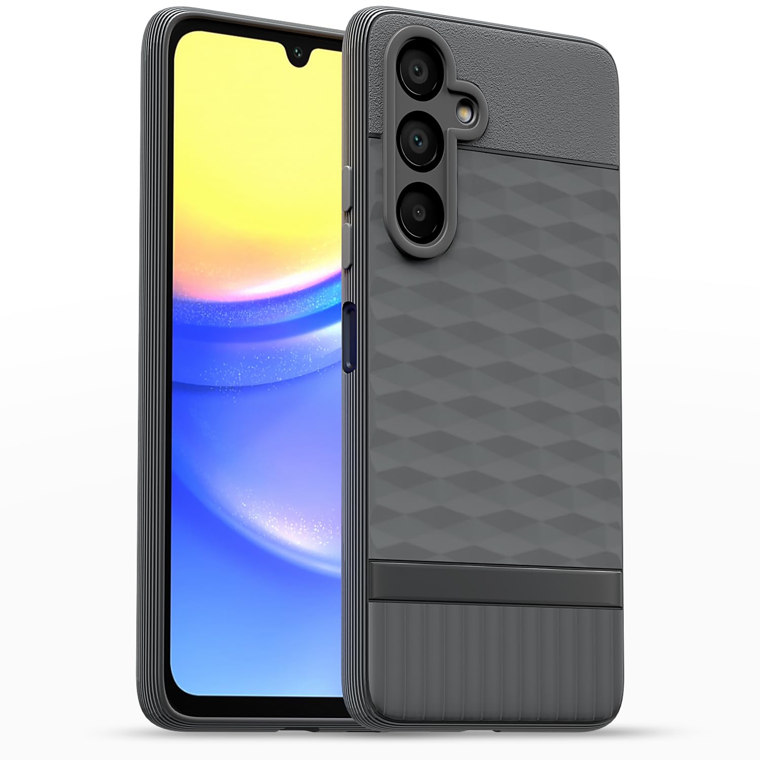 Pikkme Samsung Galaxy F15 5G / Samsung Galaxy M15 5G Gencase Back cover (Grey)