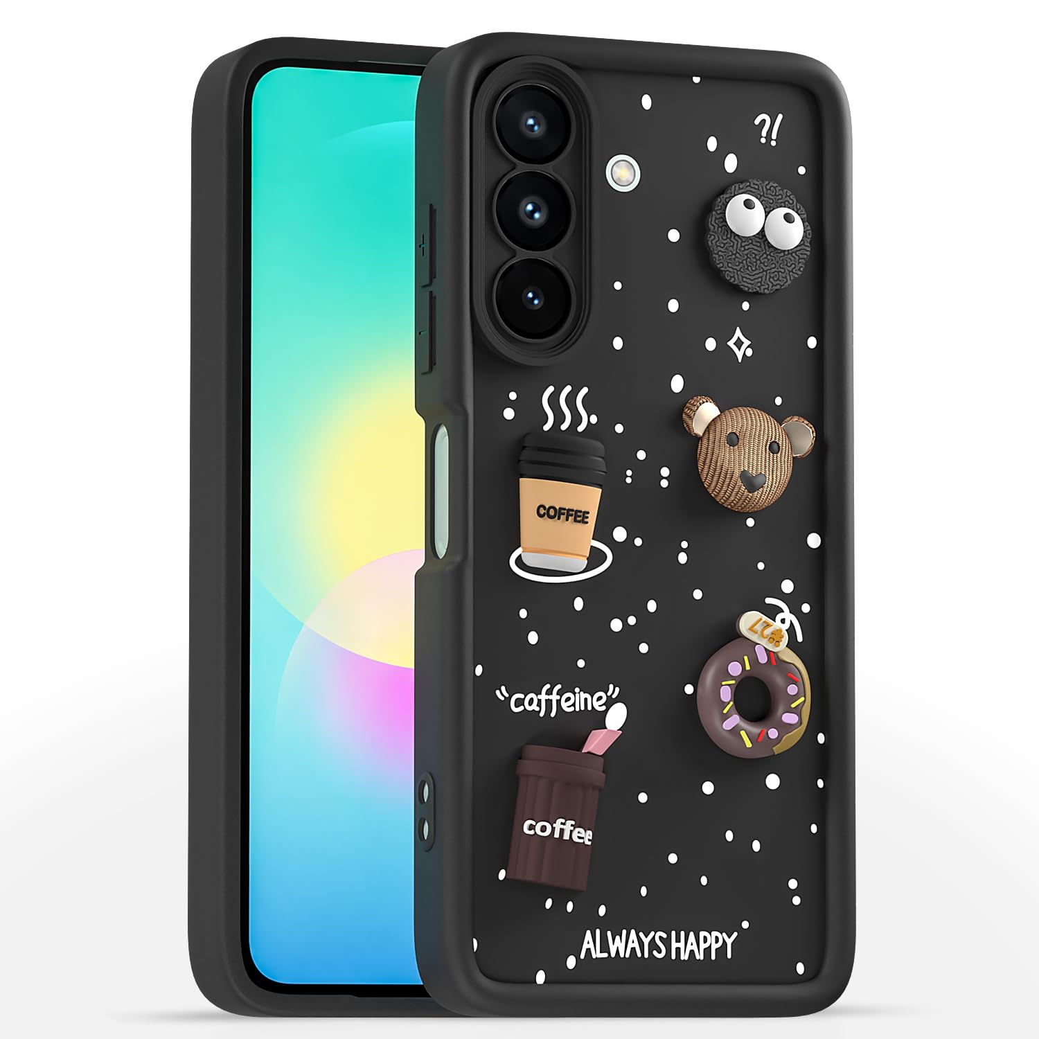 Black Bear Coffee mobile back cover for Samsung A27/M47 5G – Pikkme