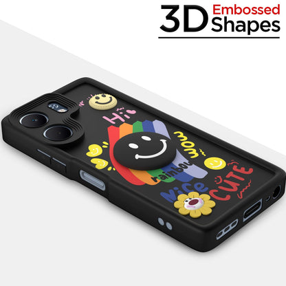 Pikkme Oppo A5x black mobile back cover – photo 3