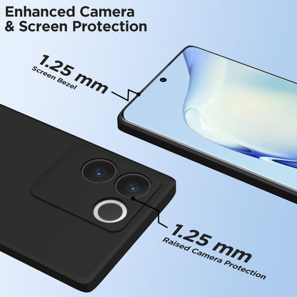 iQOO Z7 Pro 5G Matte mobile back cover in black by Pikkme – photo 6