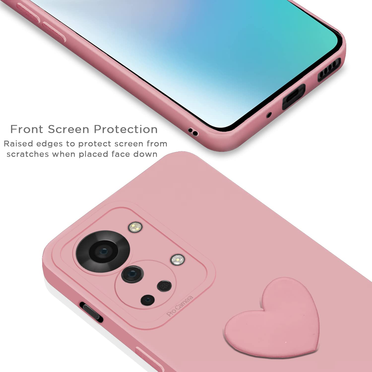 Pikkme OnePlus Nord 2T pink mobile back cover – photo 5