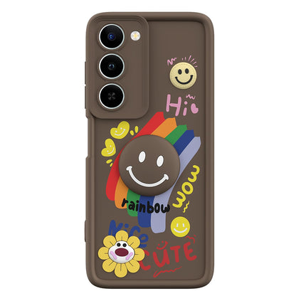 Brown Smile Rainbow phone cover for Realme P4 Lite/C83 5G – Pikkme – photo 7