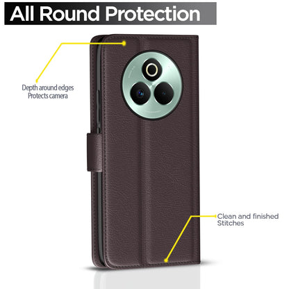 Realme P3 Pro 5G Wallet mobile flip cover in coffee by Pikkme – photo 4