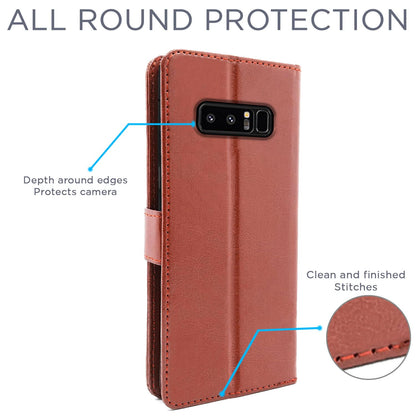 Pikkme Magnetic wallet flip cover for Samsung Note 8 – photo 4