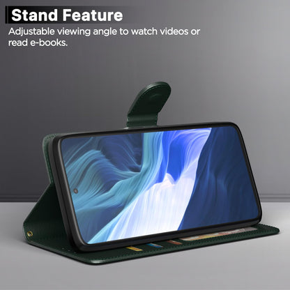 Infinix Note 10 mobile flip cover in green by Pikkme – photo 3