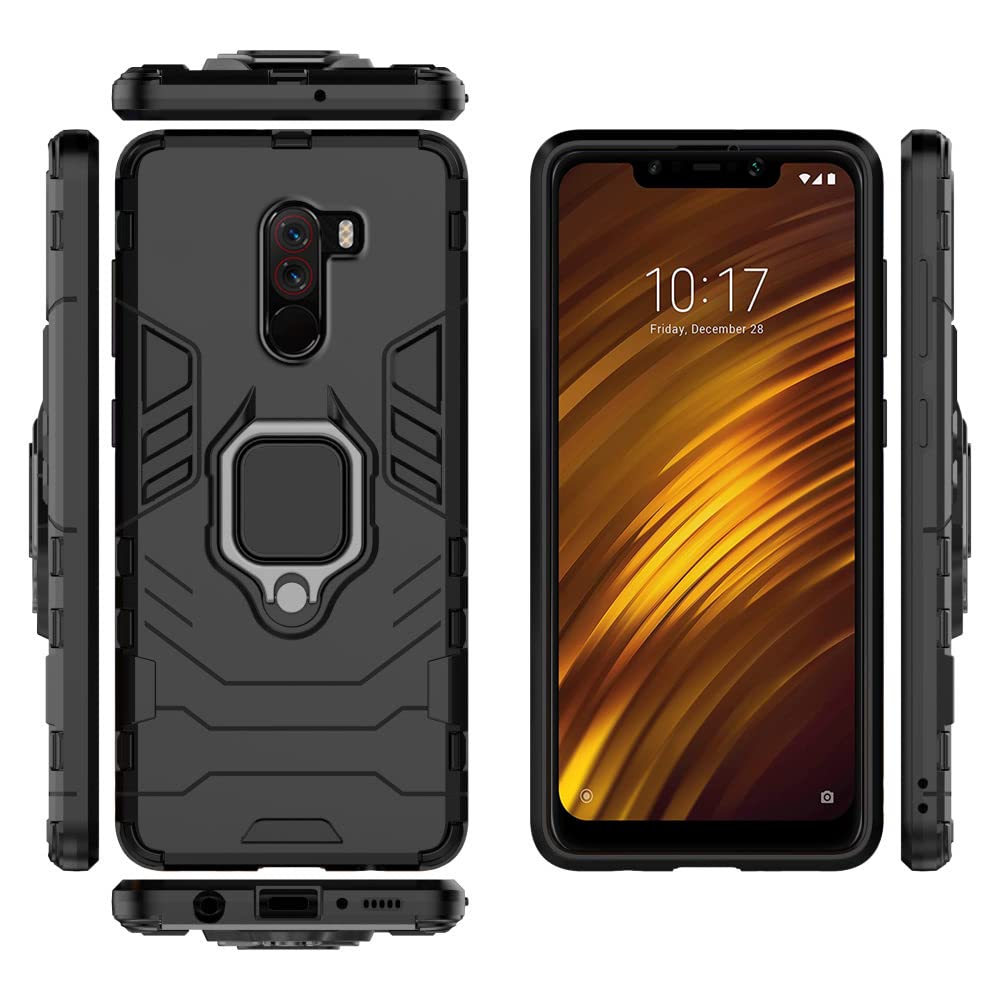 Pikkme black D5 Tough Armor mobile cover for Mi Poco F1 – photo 3