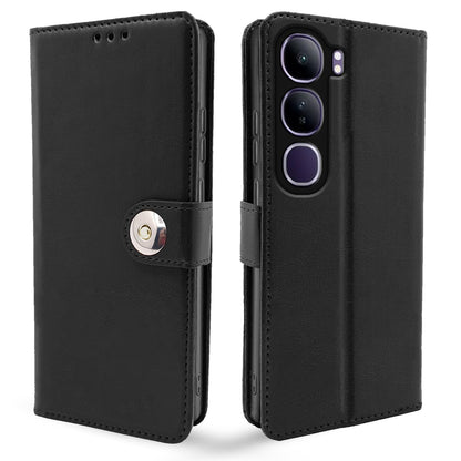 Black Button flip case for Vivo Y300 5G – Pikkme