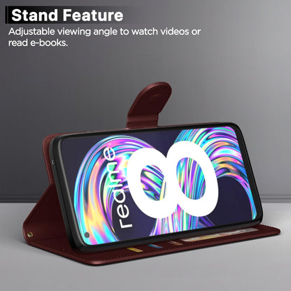 Pikkme brown Wallet flip case for Realme 8 4G/8 Pro – photo 3