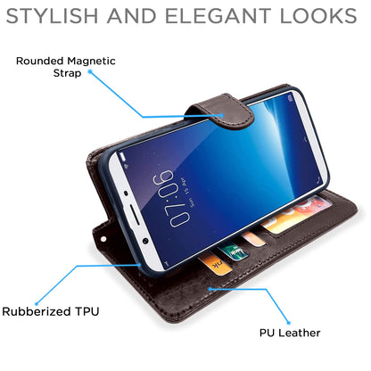 Coffee Wallet flip case for Vivo Y71 – Pikkme – photo 5