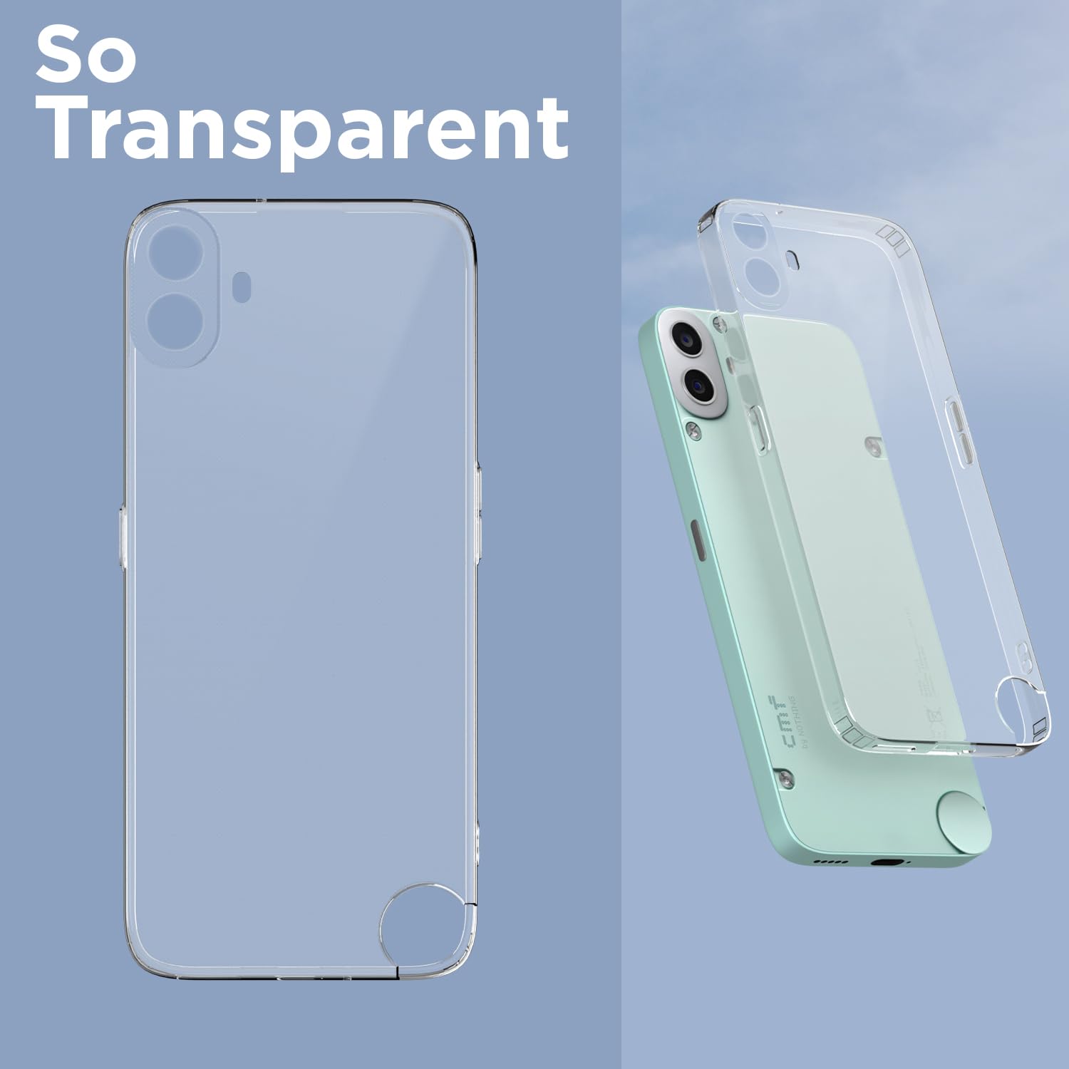 Transparent mobile back cover for CMF Phone 1 – Pikkme – photo 2