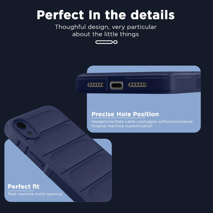 Pikkme iPhone Xr ZigZag Soft matte Liquid Silicone Back Cover (Blue)