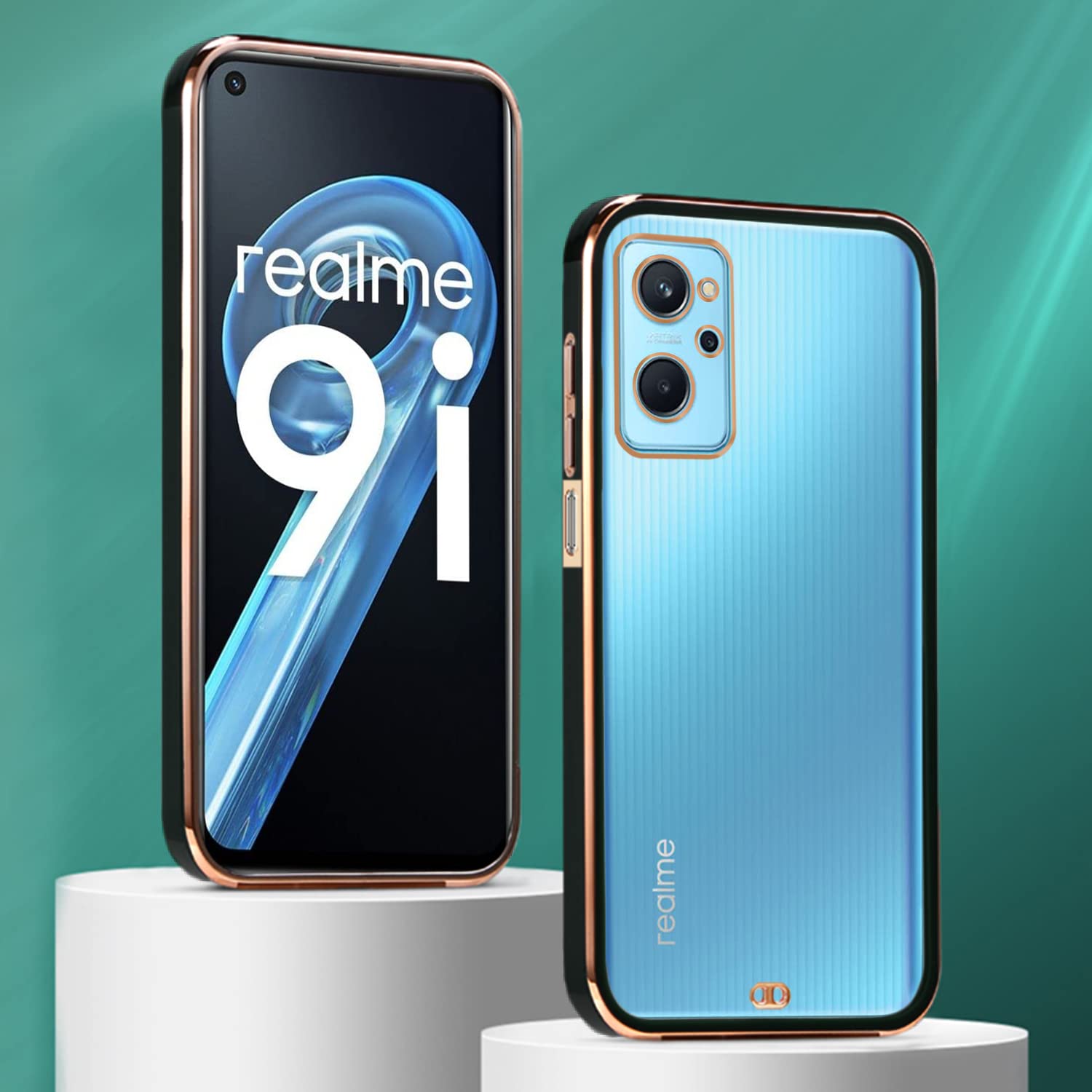 Black Chrome mobile back cover for Realme 9i – Pikkme – photo 3
