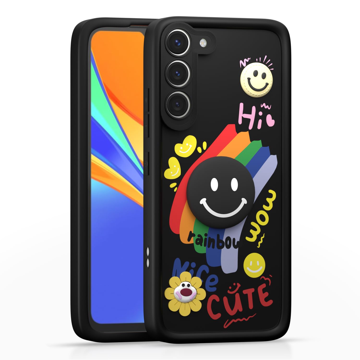 Samsung S23 5G phone cover in black by Pikkme