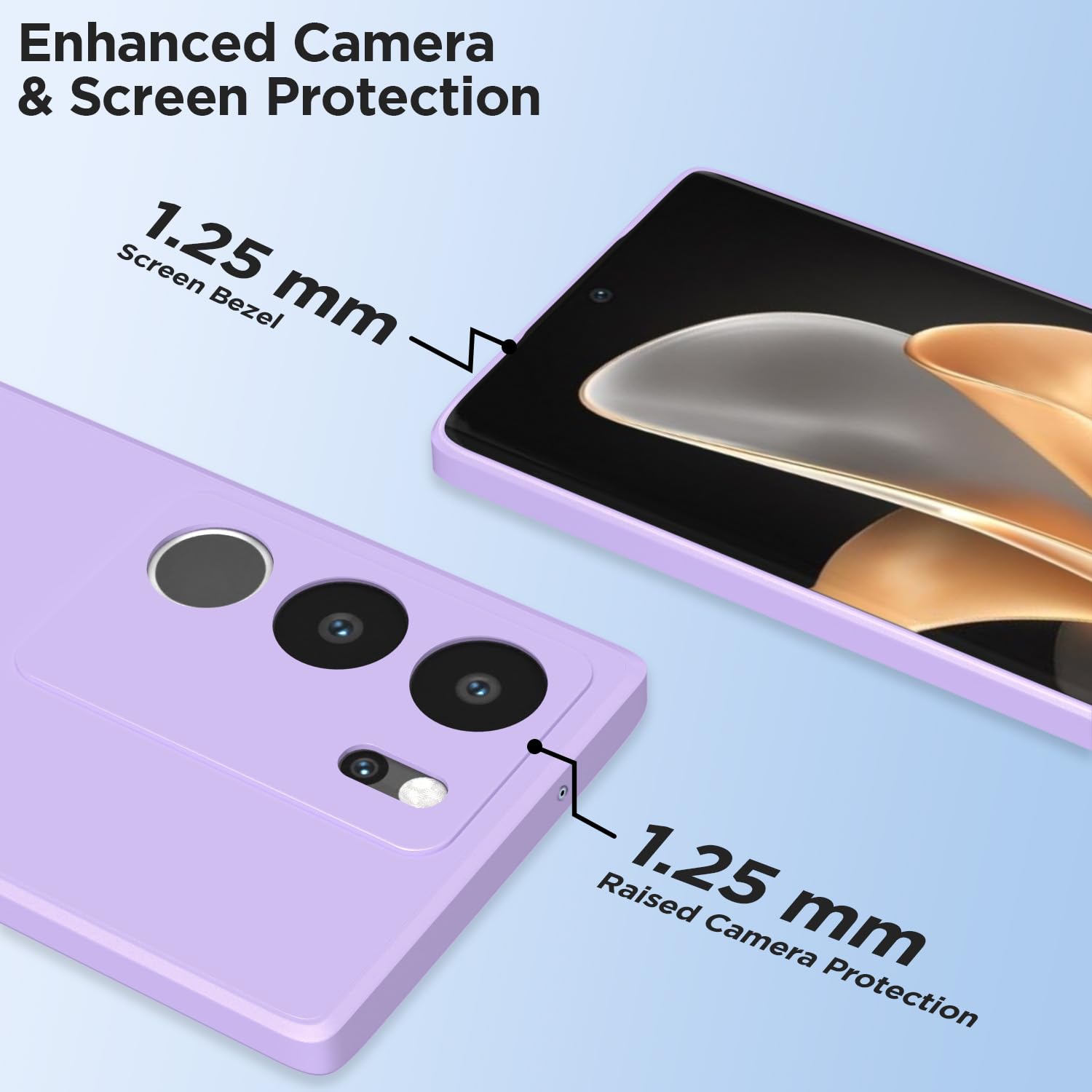 Pikkme purple mobile cover for Vivo V29/V29 Pro 5G – photo 6
