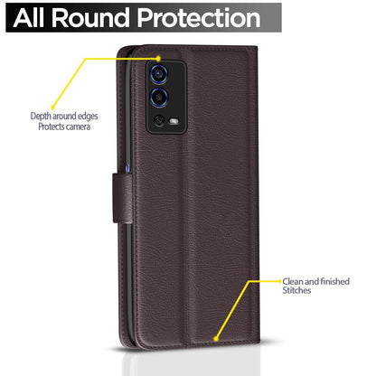 Pikkme Oppo A55 Wallet coffee flip cover – photo 4