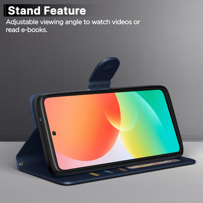 Pikkme blue Wallet flip case for Samsung A27/M47 5G – photo 3