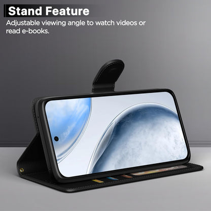 Black wallet flip cover for Vivo X200 FE 5G – Pikkme – photo 3