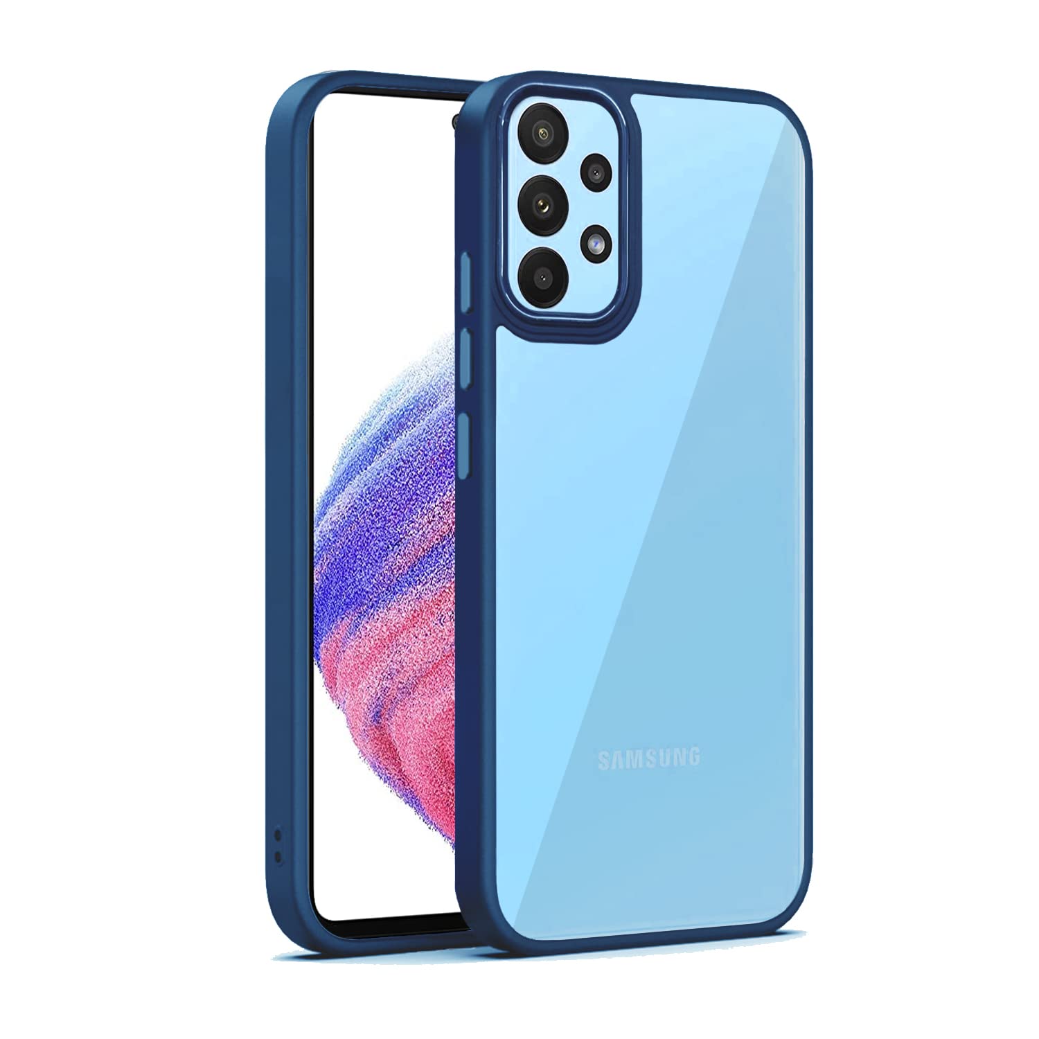 Pikkme Samsung A53 5G Chrome blue back cover