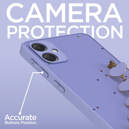 Samsung A05/M05/F05 Chain back cover in purple by Pikkme – photo 3