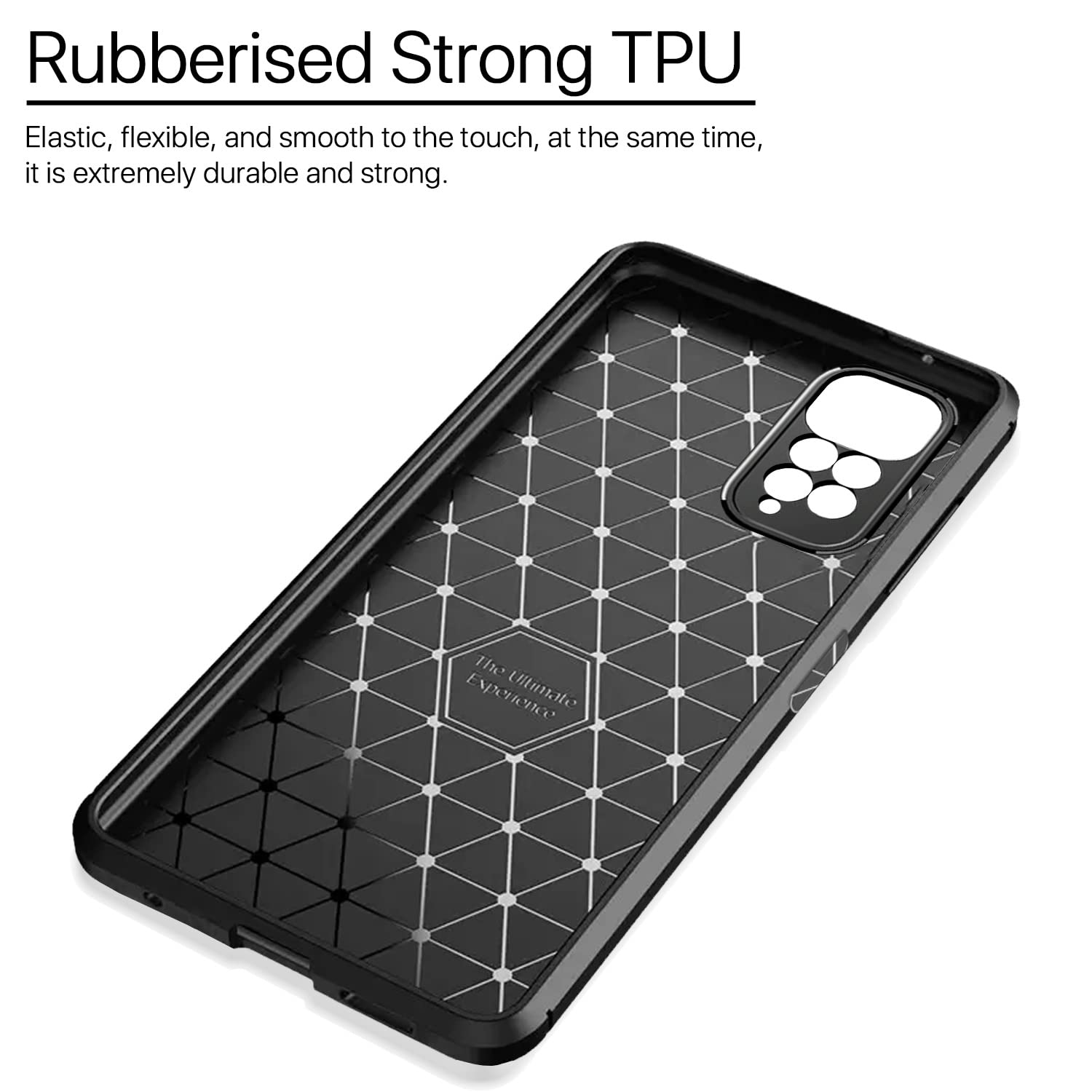 Pikkme black Carbon back cover for Redmi Note 11/Note 11s – photo 7