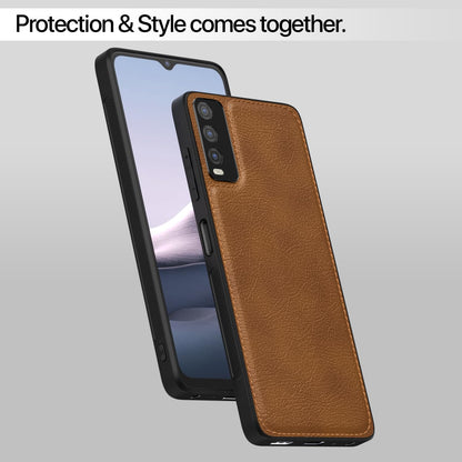 Vivo Y12s/Y20/Y20i/Y20G mobile back cover in brown by Pikkme – photo 6