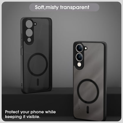 Pikkme black smoke mag-safe phone cover for iQOO Z10 Lite 5G/Vivo T4 Lite 5G/Y19 5G/Y19e/Y04 4G/Y29s 5G – photo 3