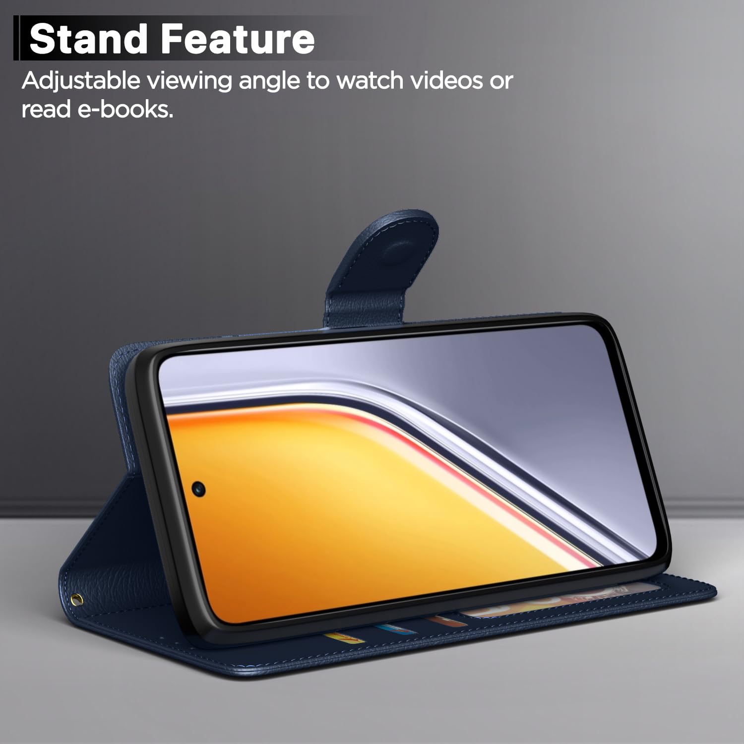 Blue flip cover for Realme Narzo 80x/P3x/14X 5G – Pikkme – photo 3