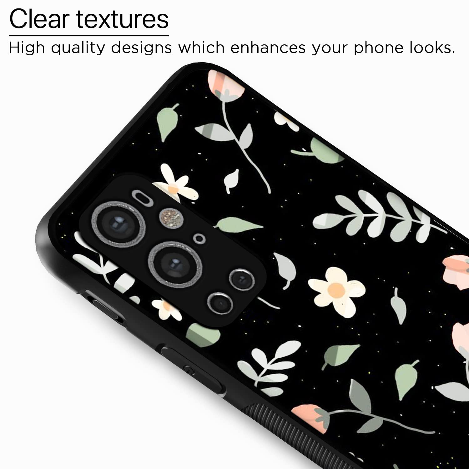 Pikkme Flower mobile back cover for OnePlus 9 Pro – photo 4
