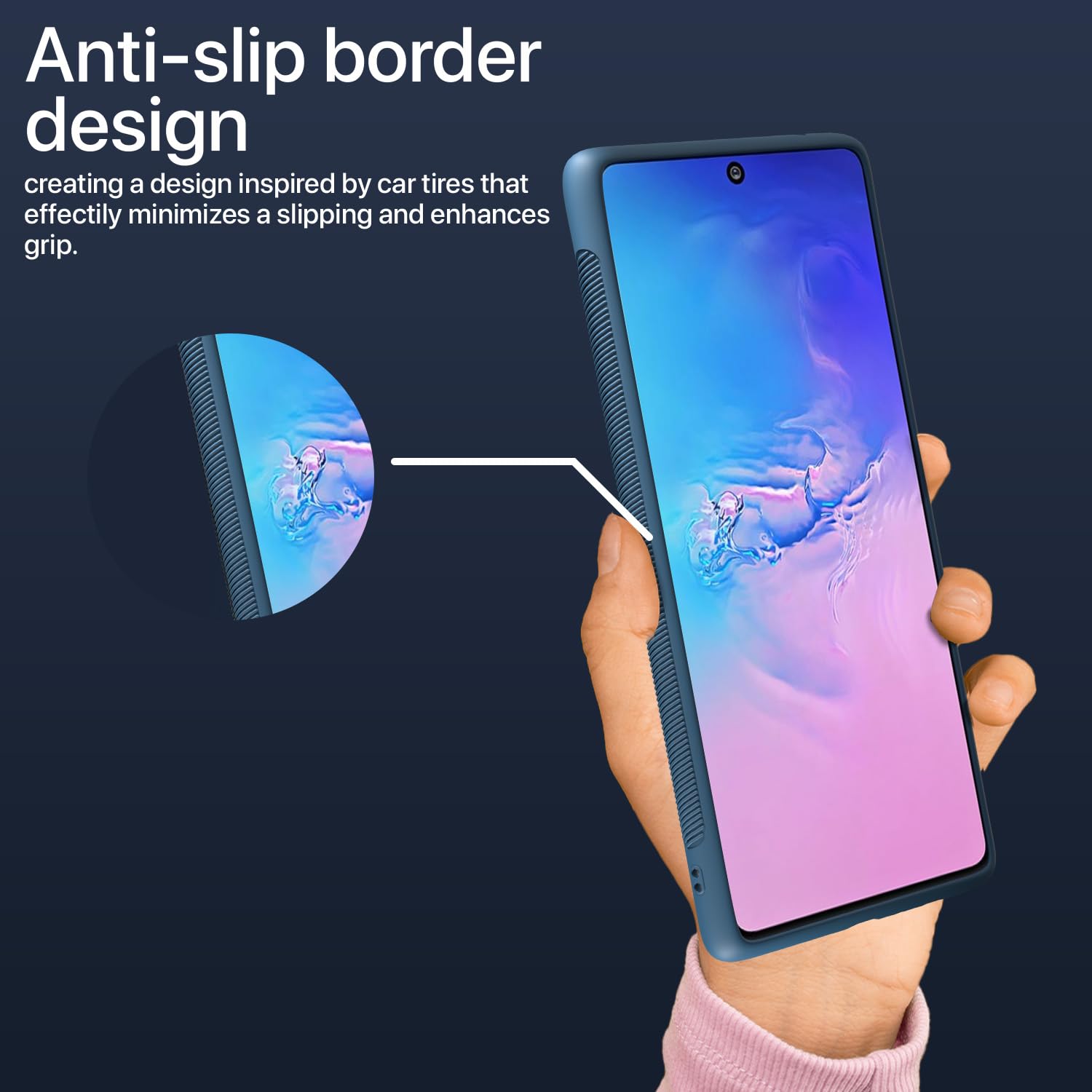 Blue back cover for Samsung S10 Lite – Pikkme – photo 5