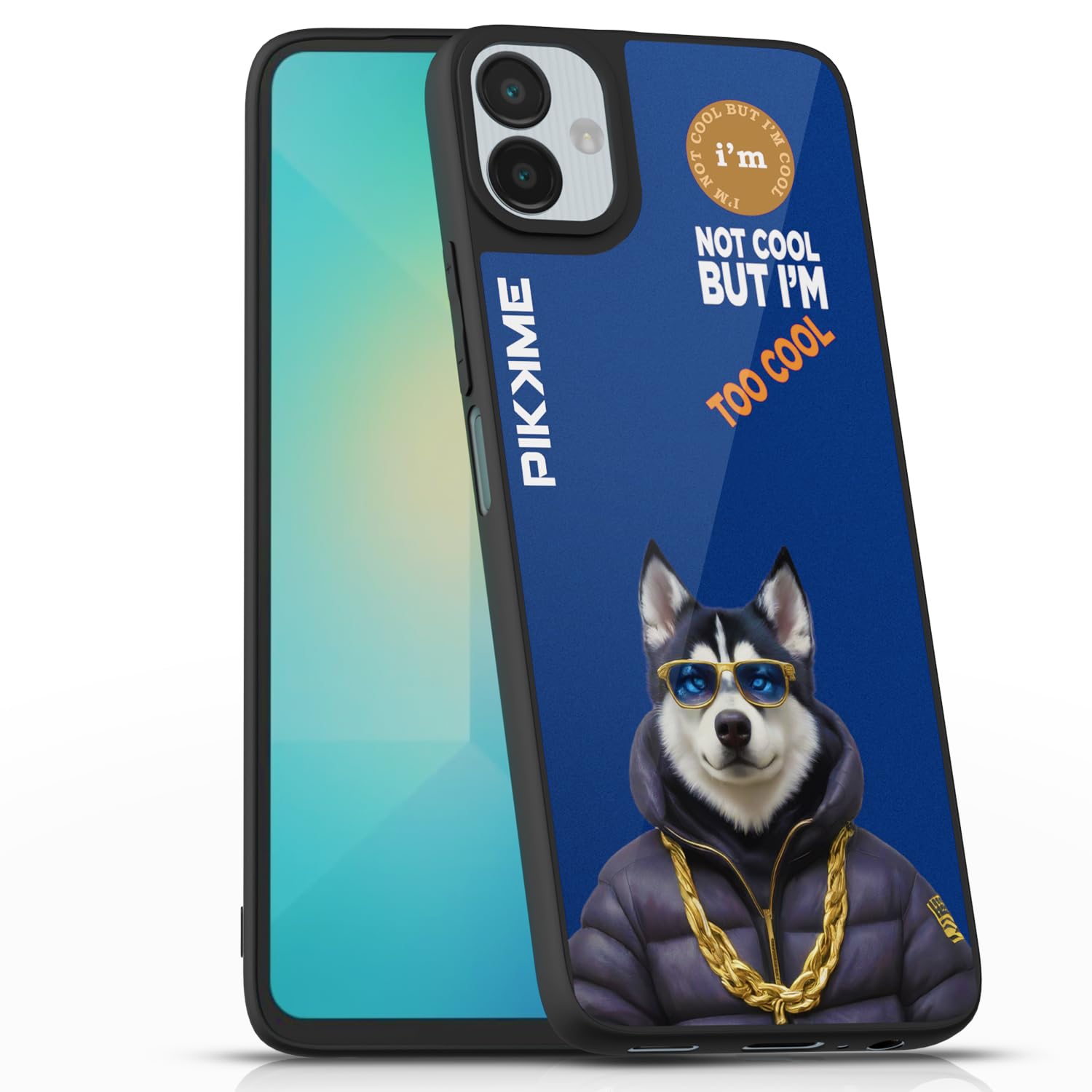 Pikkme Samsung A06 Dog Swag mobile back cover